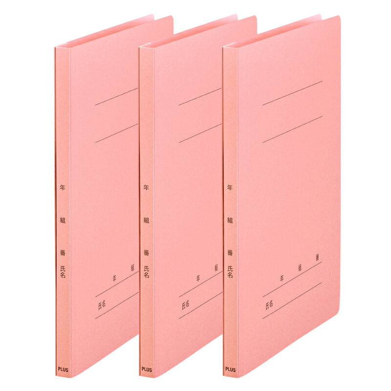 【11月25日24H限定★エントリーで全商品P10倍！】プラス(PLUS) フラットファイル　年組番氏名A4S　ピン..