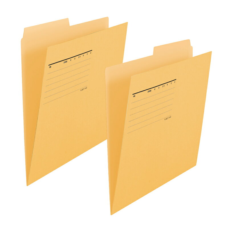 【11月25日24H限定★エントリーで全商品P10倍！】プラス(PLUS)カットフォルダー マチなし 2山 A4-E イエ..