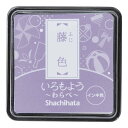 シヤチハタ Shachihata いろもよう わらべ 藤色 HAC-S1-PV いろもよう 消しゴムハンコ スタンプ台