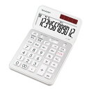 【最大2,000円オフCOUPON 5月1日-6日9時59分まで】シャープ SHARP カラー・デザイン電卓 プレミアムモデル(抗菌仕様) ナイスサイズタイプ クリアホワイト EL-VN83-WX 12桁 計算機 大型表示 早打ち(2)