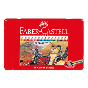 ファーバーカステル FABER CASTELL 色鉛筆 36色 缶入り 折れにくい アート 画材 文房具 文具 ステーショナリー 筆記具 学校 TFC-CP/36C