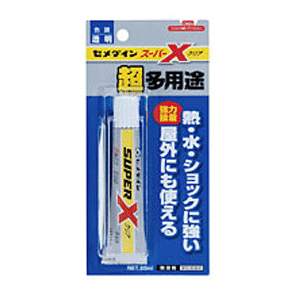 【6/1(土)-6/6(木)9:59迄！FLASH★COUPON 最大2,000円オフ】セメダイン スーパーXクリア スリム 20ml AX-043