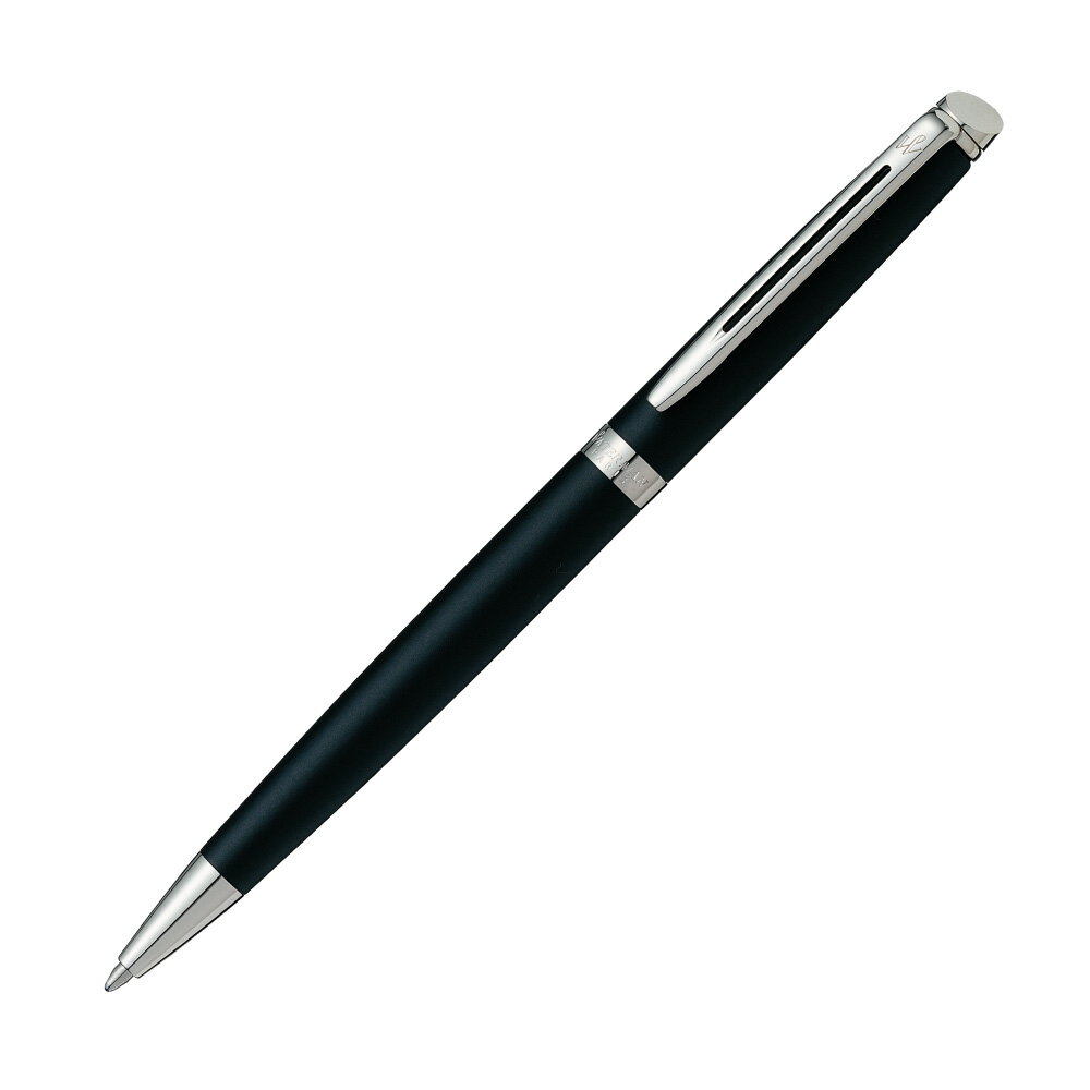 WATERMAN ウォーターマン ボールペン メトロポリタン エッセンシャル マットブラックCT S0920860 名入れ可 高級 フランス プレゼント 名入れ可 高級 名前入れ 誕生日 プレゼント 還暦 就職 入学 卒業 お祝い 人事異動 栄転 クリスマス祝い 餞別