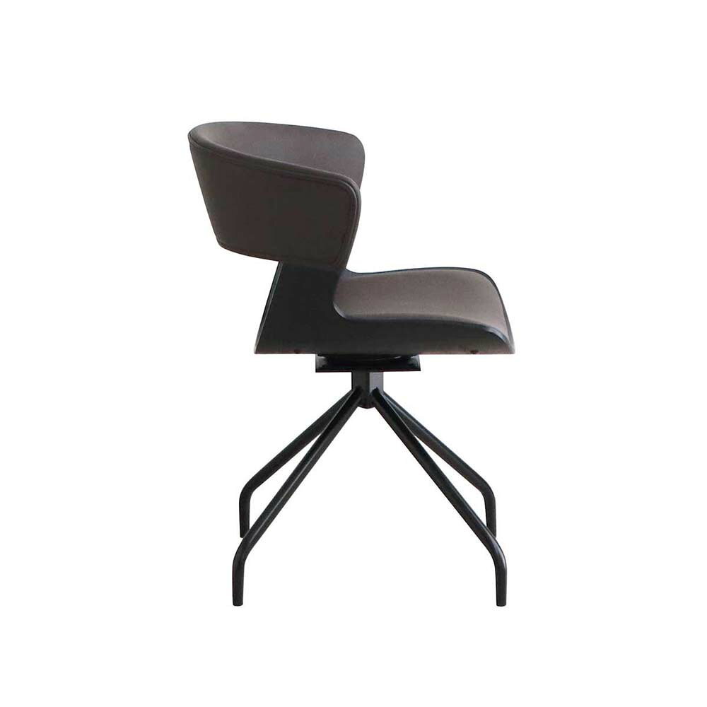 東馬 tohma TM ルシア ラウンドチェア ブラウン 54676780