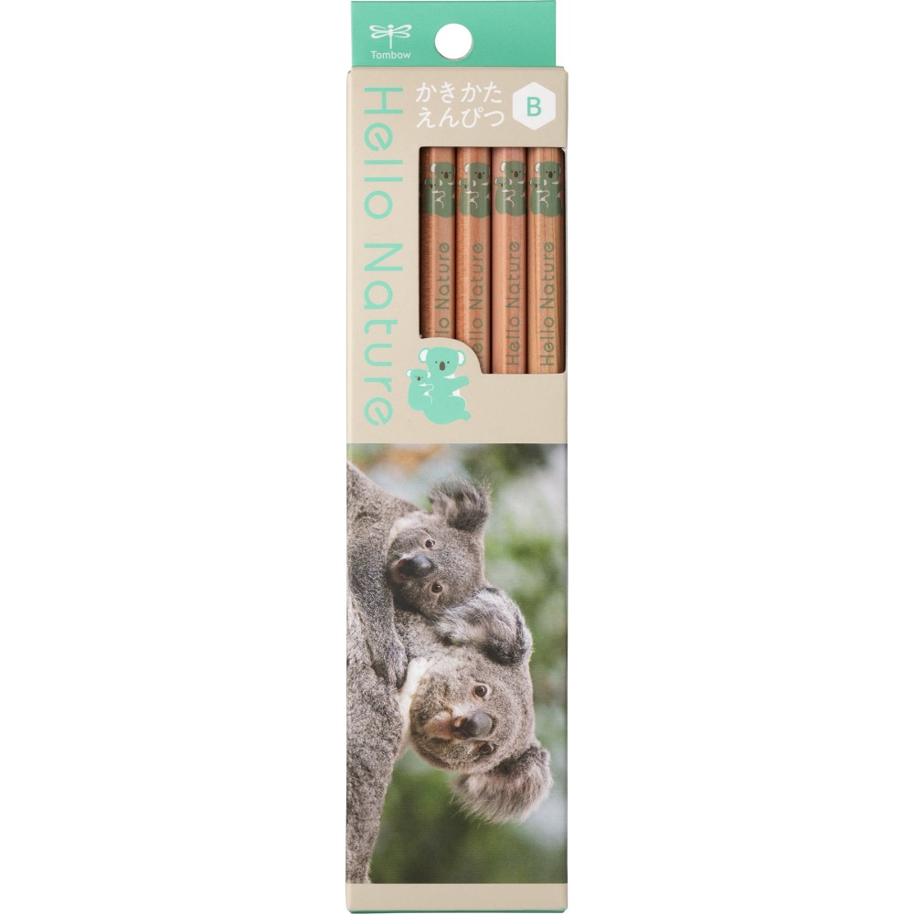 【11/20(木)24h限定★抽選で2人に1人が最大全額ポイントバック★要エントリー】トンボ鉛筆 かきかた鉛筆 ハローネイチャー コアラ B KB-KHNKA2...