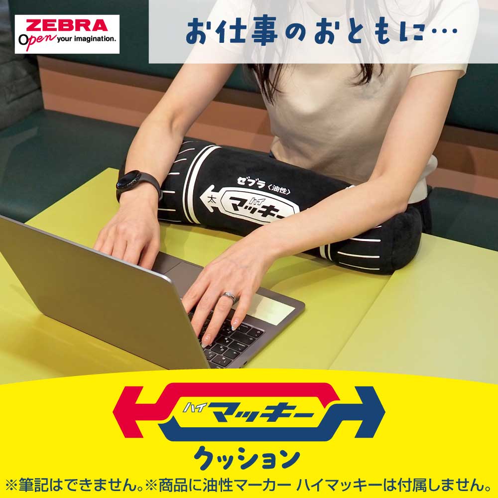 ゼブラ ZEBRA ハイマッキークッション 黒 CU-MO-150-MC-BK [3]