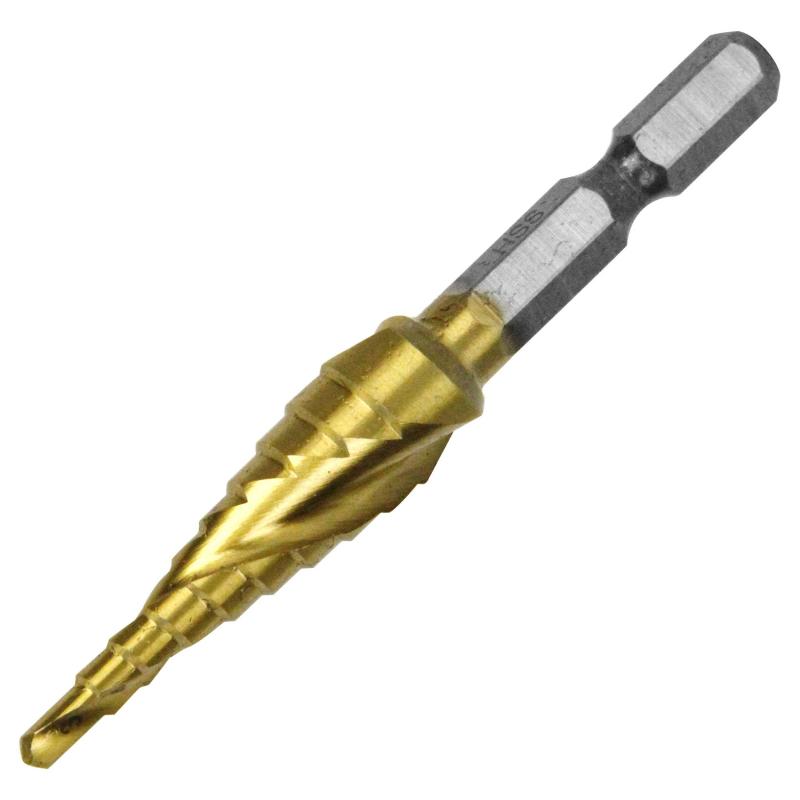 Rakuten - SK11 鉄工用 六角軸 スパイラル ステップドリル D