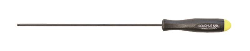 Rakuten - Made in USA アメリカ製 BONDHUS(ボンダス) 六角ボールポイント・ドライバー ロング 5/64インチ [全長:162mm 軸長:109mm グリップ径:11mm] 黒染め加工 BSL5/64 No.10704