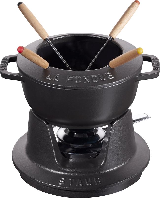 Ih Incompatible - staub ストウブ 「 フォンデュセット ブラック 16cm 」 フォンデュ鍋 日本正規販売品 Speciality 40511-970