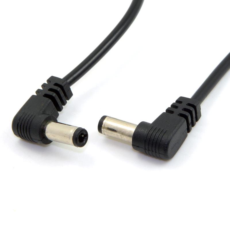 Rakuten - 5.5 x 2.1mm / 2.5mmオス-5.5 2.1 / 2.5mmオスプラグDC電源ケーブル（直角）