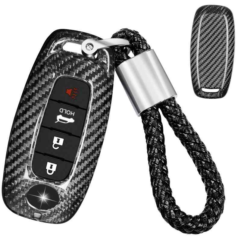 Rakuten - []日産用 新型 エクストレイル キーケース サクラ キーカバー 新型 セレナ 日産 アリア キー ケース リアルガラス繊維製 高級 軽量 傷防止 スマート キーケース