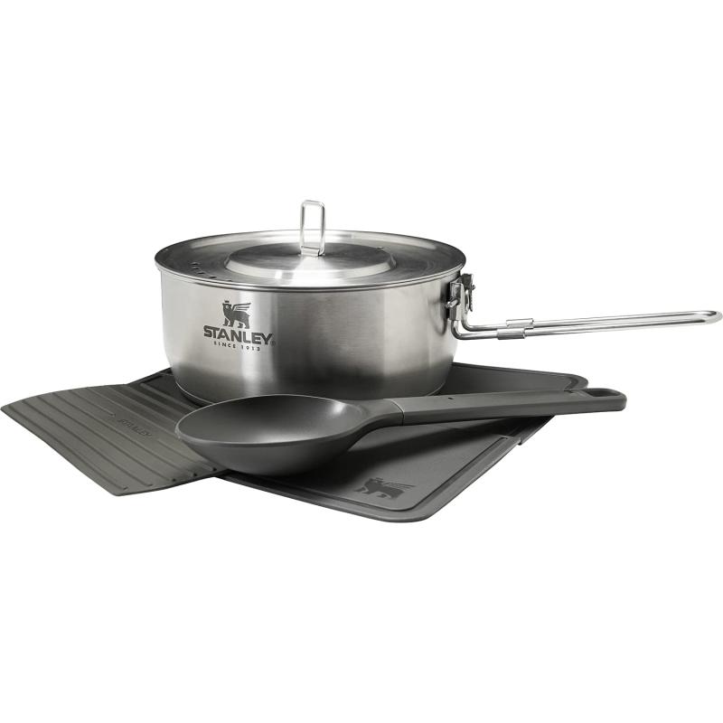Rakuten - クックセット 各種 シルバー クッカーセット アウトドア キャンプ 調理器具 1人用~4人用 ソロ ファミリー 食洗機対応 (日本正規品)