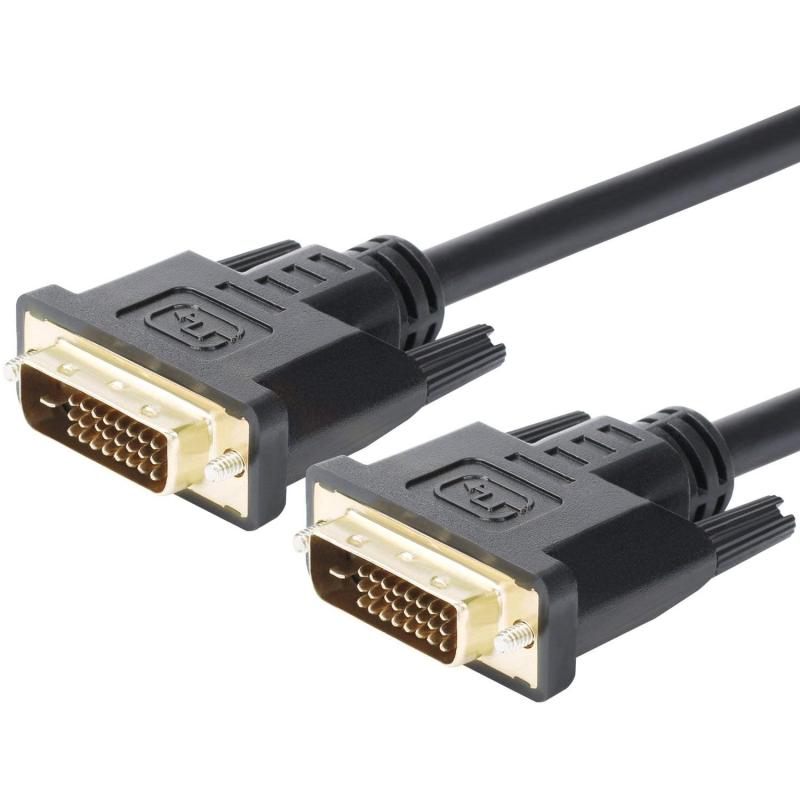 Rakuten - DVIケーブル DVI-D 24+1 デュアルリンクケーブル（デジタル） フェライトコア付き 24ピン オス-オス 金メッキ端子 1.8M