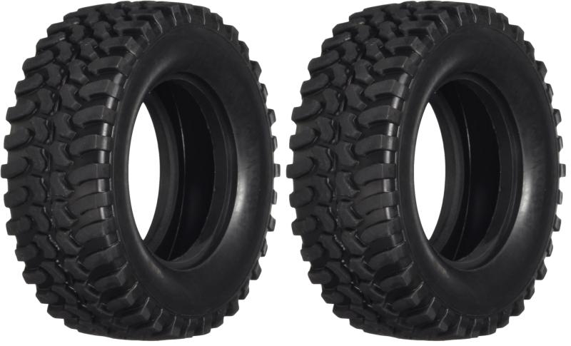 タミヤ(TAMIYA) ホップアップオプションズ No.1735 OP.1735 マッドブロックタイヤ ソフト 2本 (CC-01) 54735