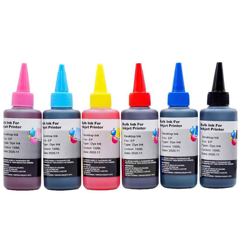 EPSON 詰め替えインク 互換 100ml 全機種対応 染料 ボトルインクピーチマート