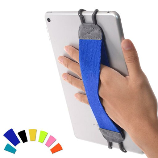 タブレット用安全ハンドストラップ - compatible with iPad 9 (i Pad 8 & 7), iPad Air 5, Mini 6 - iPad Pro 9.7 " - Galaxy Tab & Note タブレット用安全ハンドストラップ - compatible with iPad 9 (i Pad 8 & 7), iPad Air 5, Mini 6 - iPad Pro 9.7 " - Galaxy Tab & Note