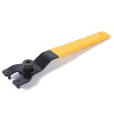 アジャストピンレンチ ディスクグラインダー用インナーフランジロックナットレンチ 調整可能(10-40mm対応)(3)