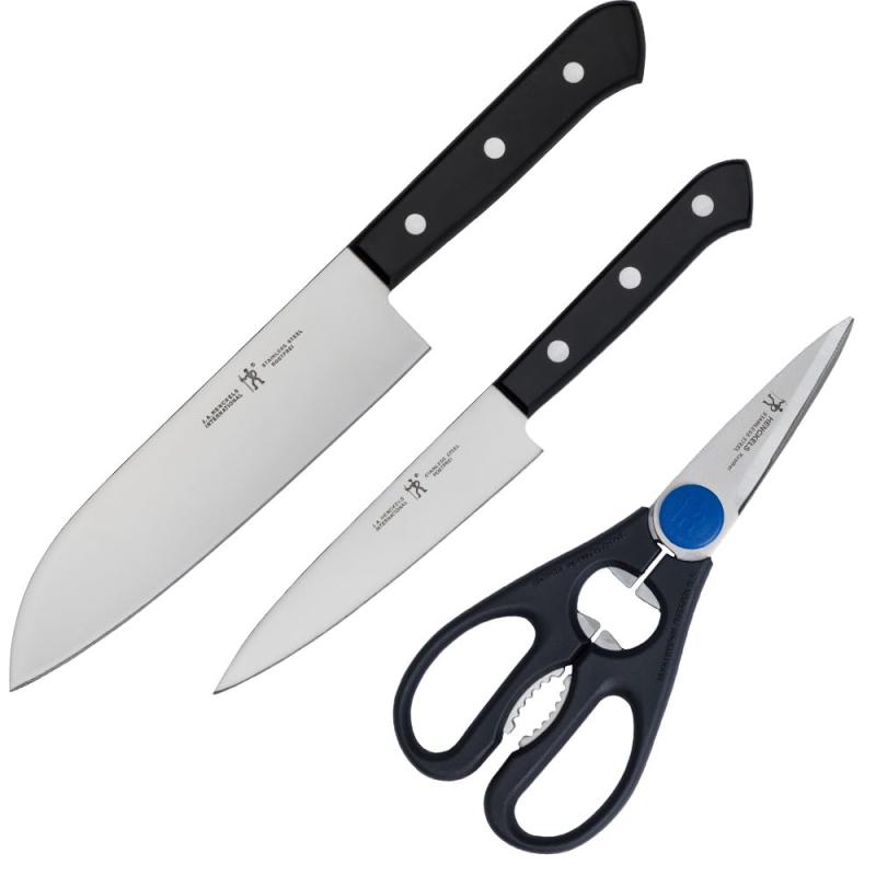 ヘンケルス 包丁セット ロストフライ 三徳包丁 ペティナイフ キッチンバサミ 3点セット ステンレス ギ..