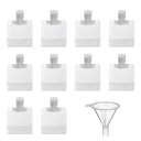 トラベルボトル 詰め替えボトル 小分けボトル トラベルセット 旅行 10個セット 30ml/50ml/100ml シャンプーボトル 小分け 透明 省スペース 漏...