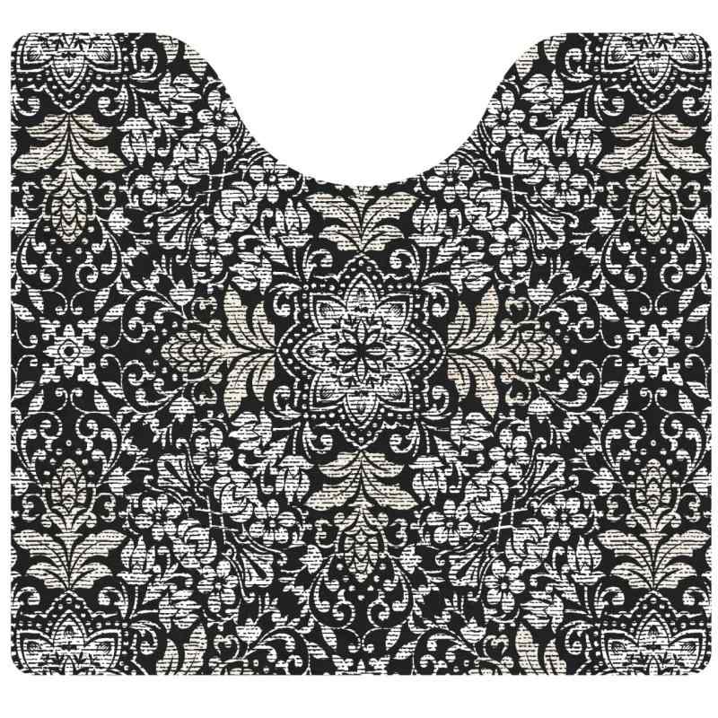 ヨコズナクリエーション 拭ける 透明 トイレマット 完全防水 アルコール除菌剤OK 床傷防止 防炎