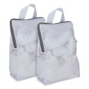 洗濯ネット ランドリーネット 小 30cmx40cmx8cm 2枚入り 角型 細かい網目 洗濯バッグ 毛布 衣服損傷防止 耐久性 Laundry bag 布団用...