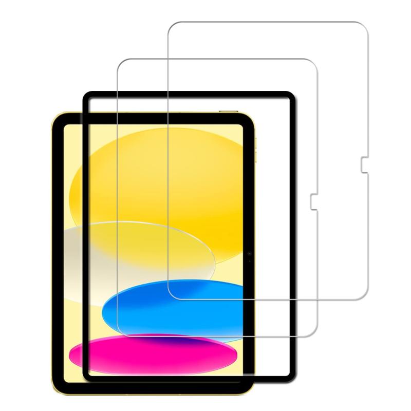 iPad 11世代 A16 2025 ガラスフィルム 日本素材製 強化ガラス iPad 第10世代 10.9 インチ 2022 用 ガラスフィルム 強化ガラス カバー 保護フィルム【2枚セット】ガイド枠付き