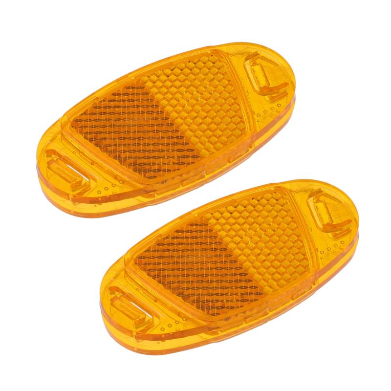 自転車用リフレクター 自転車用警告リフレクター 7x3.5x0.8cm ABS 2個