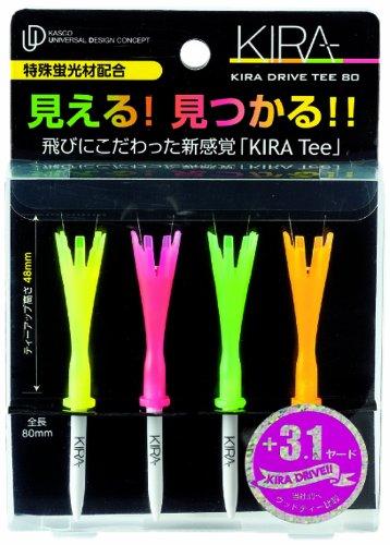 キャスコ(Kasco) ゴルフ ティー KIRA ドライブティー80