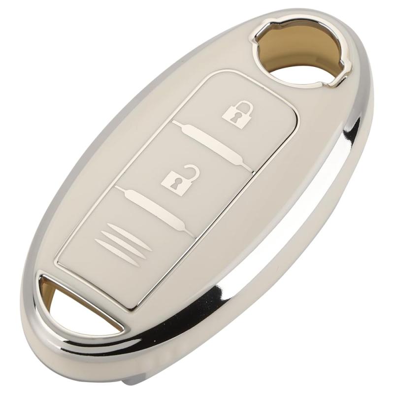 [] 日産専用 TPU製 スマート キーケース ノート デイズ クロス エクストレイル ティアナ ティーダ ムラ..