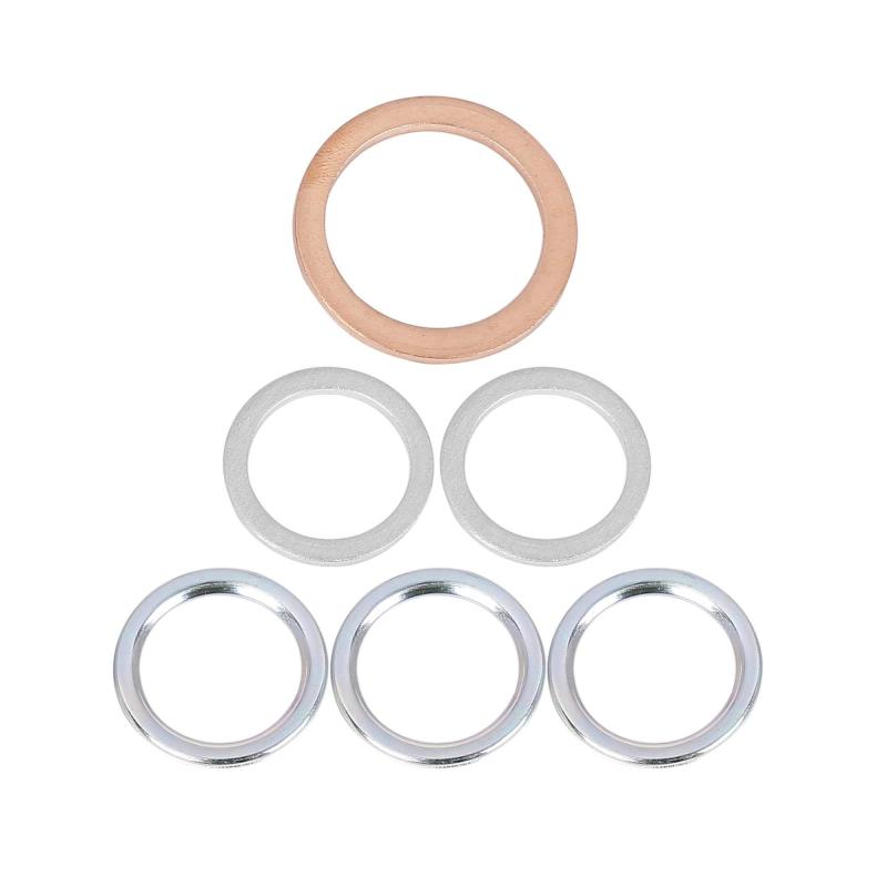 ドレンパッキン オイルドレンパッキン 12157-10010 90430-24003 90430-18008 に対応 6個入り[仕様] 摩耗・破損したオイルドレンプラグガスケットの交換用です。直接交換用ガスケットです。ドレンプラグとの適切さにより、しっかりと密閉されることを確保できます。[装備] に対応。交換部品番号 12157-10010 90430-24003 90430-18008.[幅広い用途] 耐久性がある。高品質の素材で作られています。素晴らしい技量。[特徴] 取付簡単。車によりよくマッチするための直接な交換品です。[パッケージ内容] 6 x オイルドレンプラグガスケット