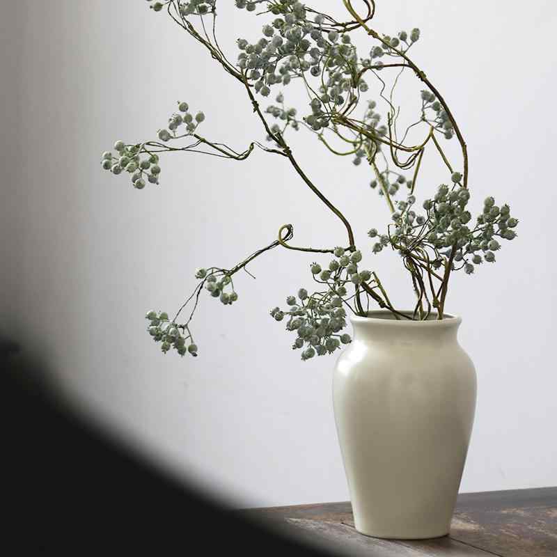 花瓶 陶器 大肚型 卓上 陶芸 フラワーベース 侘寂風 モダン 水栽培 ドライフラワー アレンジメント 黒 白 ベージュ