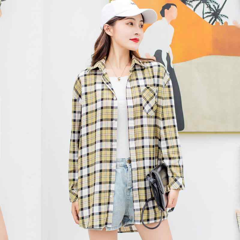 シャツ レディース 春夏 レトロ クラシカル 清涼感 チェック柄 ブラウス ゆったり オーバーサイズ ビッグシルエット カジュアル 普段使い 羽織り レイヤード ライトアウター 高級感 コットン ミドル丈 長袖