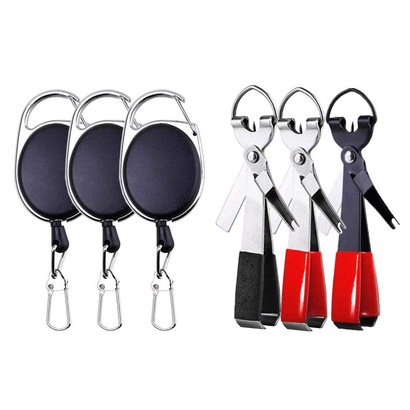 フィッシングクイックノットタイイングツール3セットステンレス鋼4 in 1ツールクイックノットノッター..