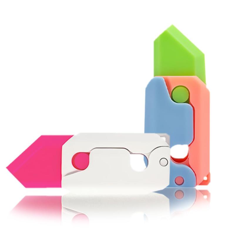 ナイフ おもちゃ 2点セット にんじんナイフ キャロットナイフ ダミーナイフ ストレス 玩具 人参 重力ナ..