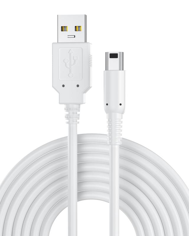 (3mの延長) 3DS 充電器 USB充電ケーブル 互換 ntendo New 3DS XL/3DS LL/New 3DS/3DS XL/3DS/New 2DS XL/2DS XL/2DS/DSi/DSi XL など対応 USB電源コード