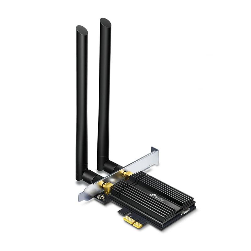 TP-Link WiFi ワイヤレス アダプター 無線LAN Wi-Fi6 PCI-Express Bluetooth5.0 2402 + 574Mbps her TX50E