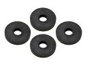 ポッシュフェイス(POSH FAITH) バイク用品 ユニバーサル ラバーワッシャーセット 4個入り 内径8mm(外径25mm×厚さ4mm) 100403