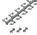 KATO Nゲージ KATOカプラーNグレー 20個入 11-707 鉄道模型用品(3)