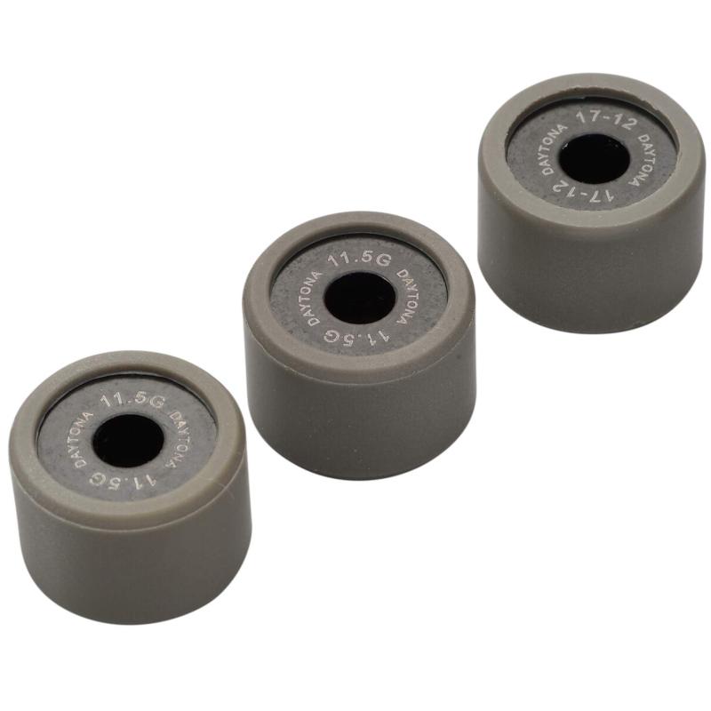 デイトナ(Daya) バイク用 DWR ウエイトローラー φ17×12mm 11.5g 方向指定なし 3個セット 90502