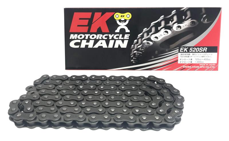 イーケー(EK) 強化ノンシールチェーン 520SR スチール 110L 【クリップジョイント】