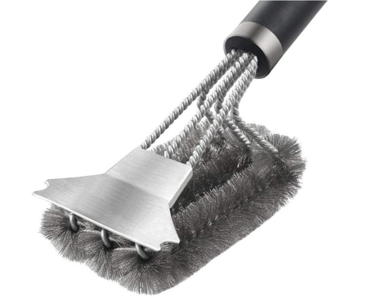 バーベキューブラシ 網用ブラシ グリルブラシ BBQ用掃除ブラシ 5倍強力清潔 汚れ取り 焦げ取り 鉄板ク..