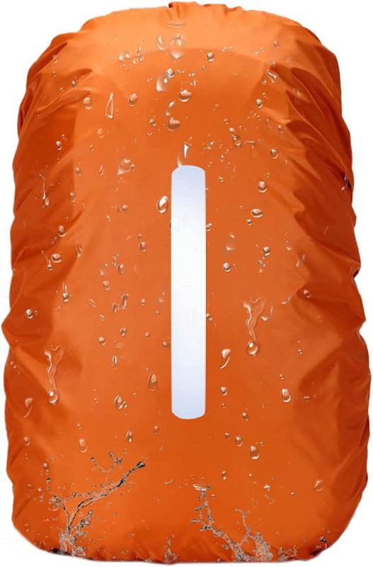 [] リュックカバー 反射テープ レインカバー リュック ウォータープルーフバッグカバー 裏面コーティン..