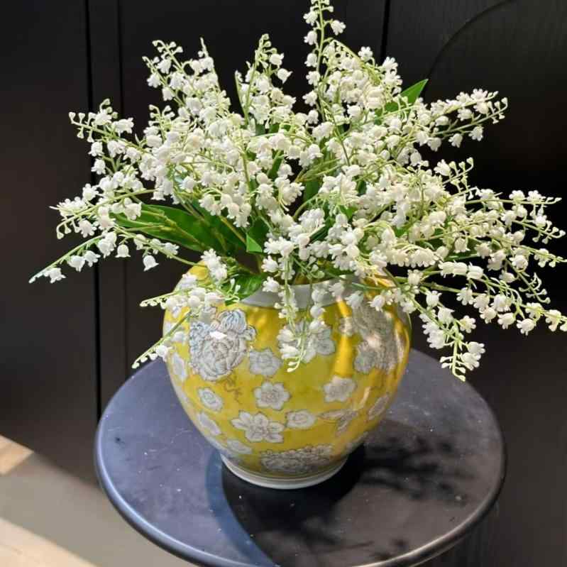 花瓶 陶器 新中式 ヨーロピアン 高級感 リビング 玄関 卓上 置物 インテリア 黄色 ライトブルー 紫 ピンク