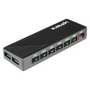 ファンハブ 7ポート PWM対応 Sata電源入力 4ピンおよび3ピンファン用Fan Hub【FH07】(2)