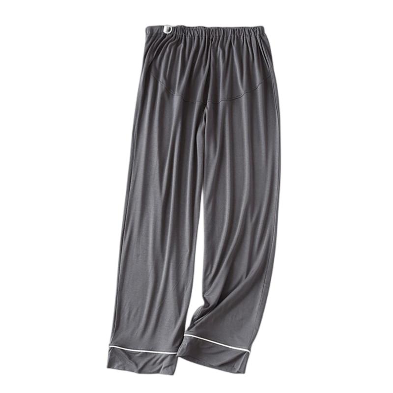 [] マタニティ パジャマパンツ ロング ルームウェア 春夏秋 妊娠ボトムス 薄手 動きやすい モーダル 無地 ハイウエスト マタニティショーツ シンプル アジャスター調整