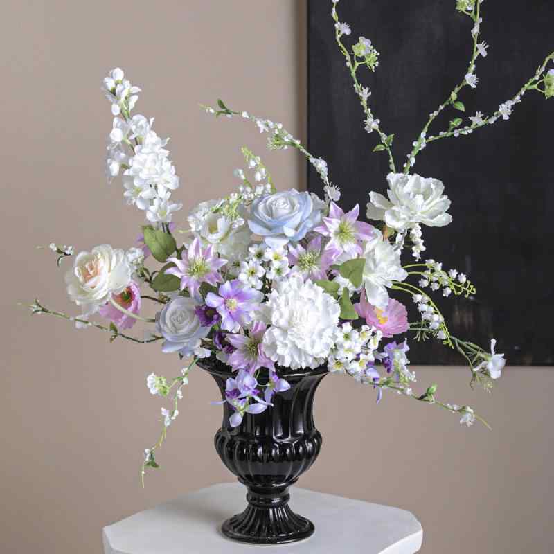 花瓶 陶器 レディース ヨーロピアン 高級感 インテリア 置き物 フラワーベース 多肉植物 植木鉢 レトロ