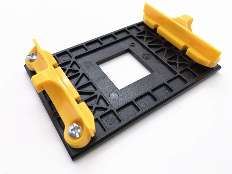 Uファンブラケットベース AM4 (B350 70 A320) (イエロー) リテンションキットAM4用 AM4保持ブラケット