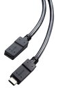 エレコム USB Type C 延長ケーブル 0.5m USB3.2(Gen1) 5Gbps PD 60W対応 ブラック MPA-ECECC05BK(2)