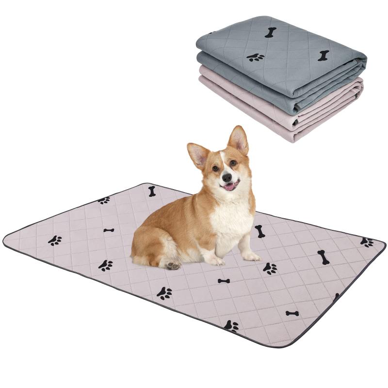 2枚セット洗えるペットシーツ 超吸収 ペット用おしっこマット ペットシーツ 洗える 四重構造 漏れにくさ 噛み耐性 速乾 消護 再利用可能な猫 犬用 おしっこパッド 滑り止め加工 四季