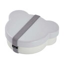 タック(Tac) tak KIDS DISH ランチボックス(お弁当箱) グレー/タック キッズディッシュ lunch box くま ベア 日本製 JTN-0170-GY W14.6×D12×H4.8cm(3)